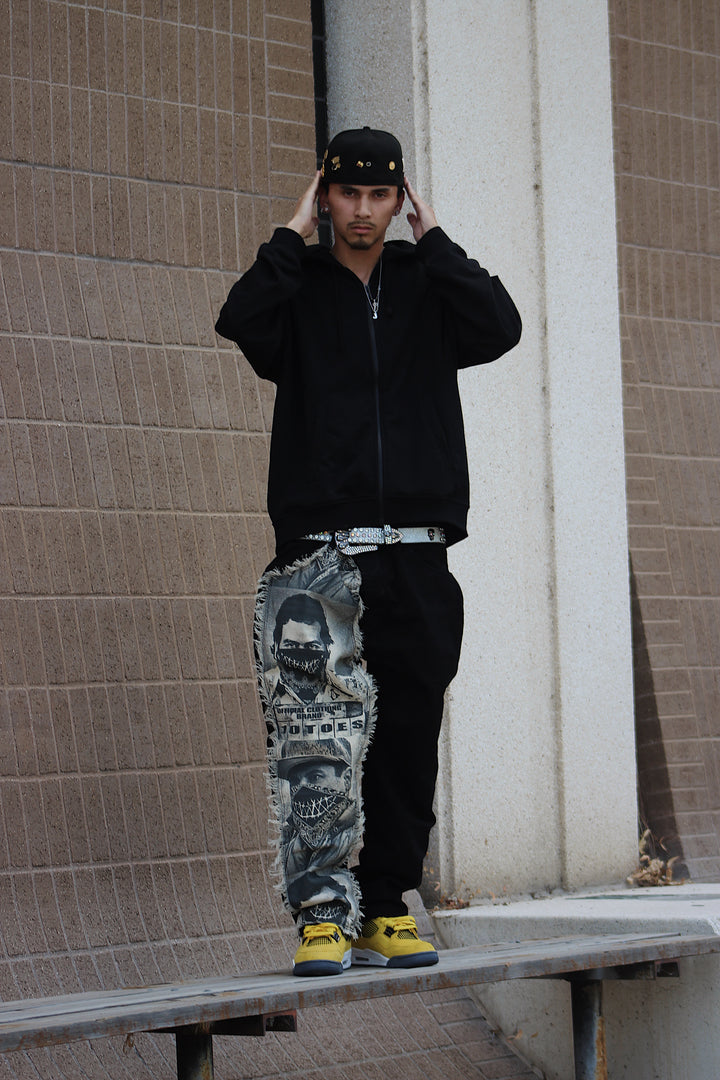 Chapo X Escobar Pulse 10 Jeans BLACK