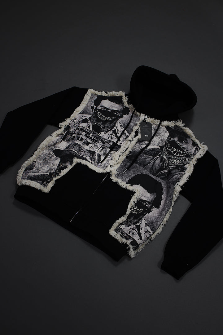 Chapo X Escobar Pulse 10 Zip Up BLACK