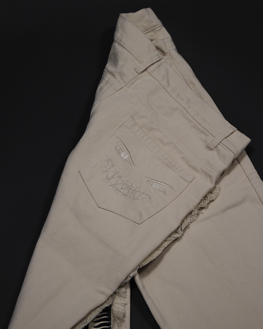 V.M 2 Jeans CRÈME