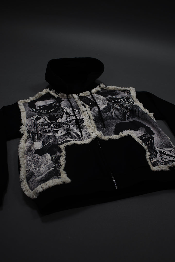 Chapo X Escobar Pulse 10 Zip Up BLACK