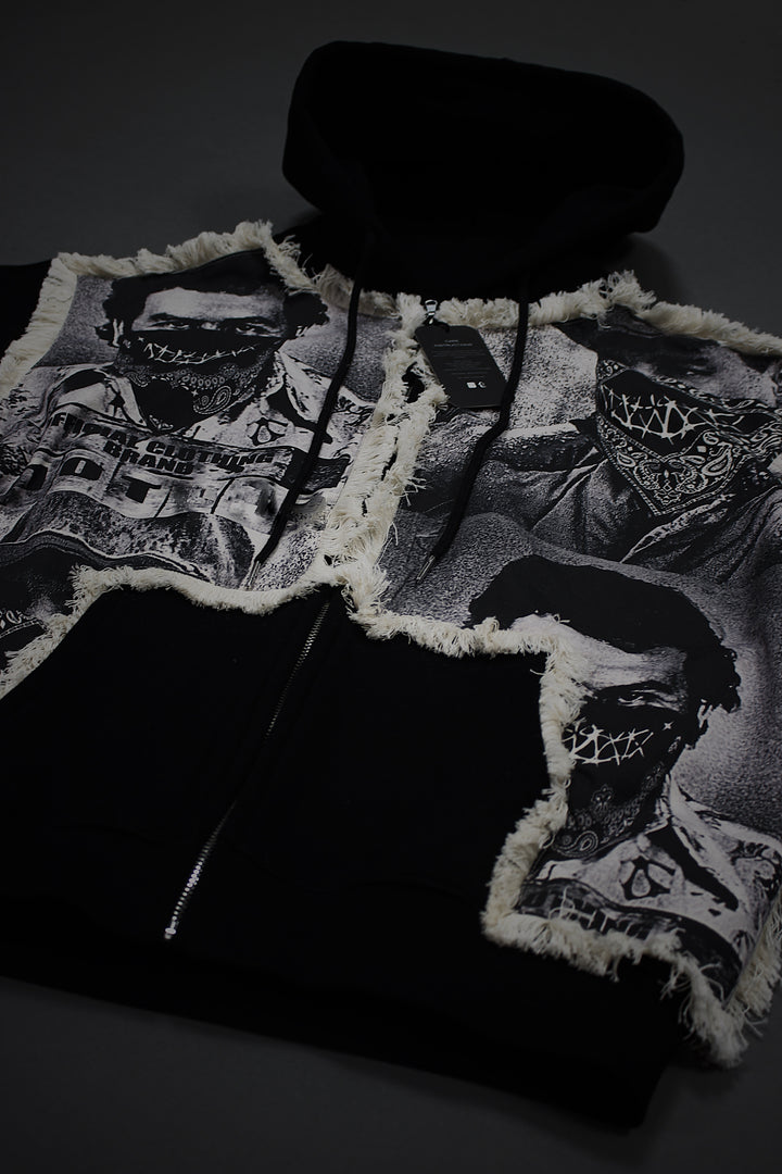 Chapo X Escobar Pulse 10 Zip Up BLACK