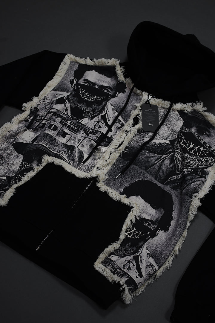 Chapo X Escobar Pulse 10 Zip Up BLACK