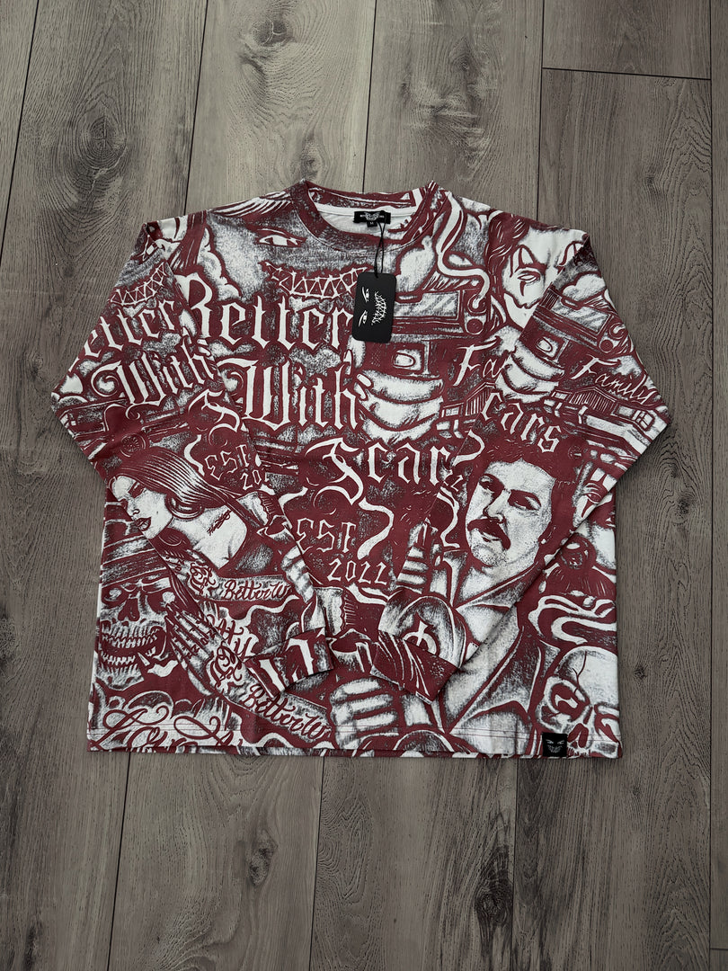 ‘SNP‘ Long Sleeve (RED)