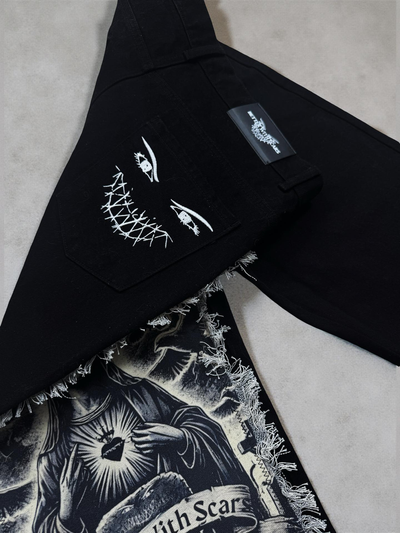 ‘FALLEN SOLDIERS’ Denim Jeans