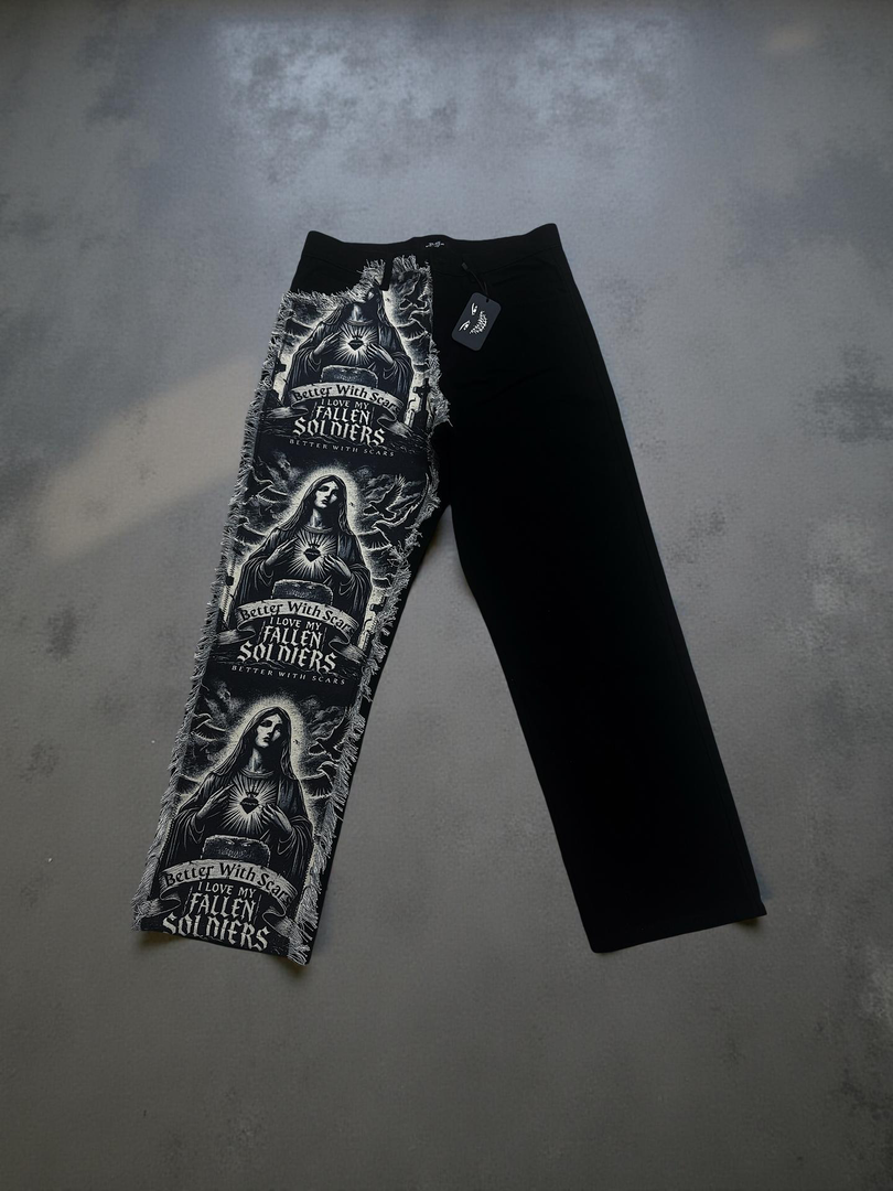 ‘FALLEN SOLDIERS’ Denim Jeans